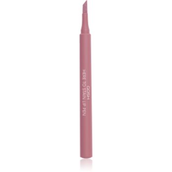 GOSH COPENHAGEN Here To Stain Lip Pen repara buzele pentru un efect de lunga durata - imagine 2